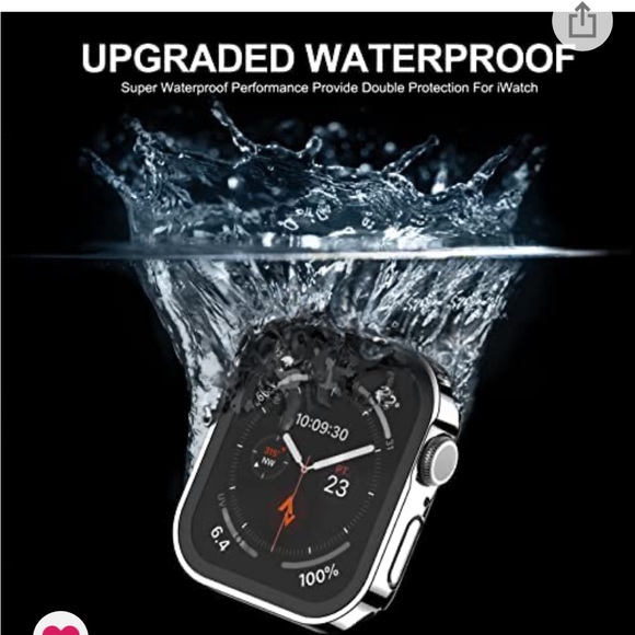 Adepoy 2 Pack Hard Case Compatible with Apple Watch 44mm Series 6 SE Series 5 - Picture 7 of 12